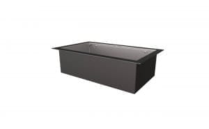 EcoSmart XS340 Top Tray in ceramic black.