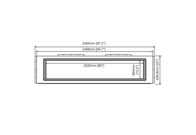 EL 80 EcoSmart Electric Fireplace - Image 2