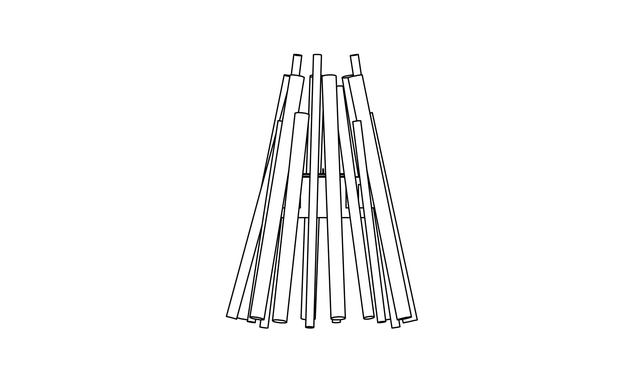 EcoSmart STIX 8 Drawing Top