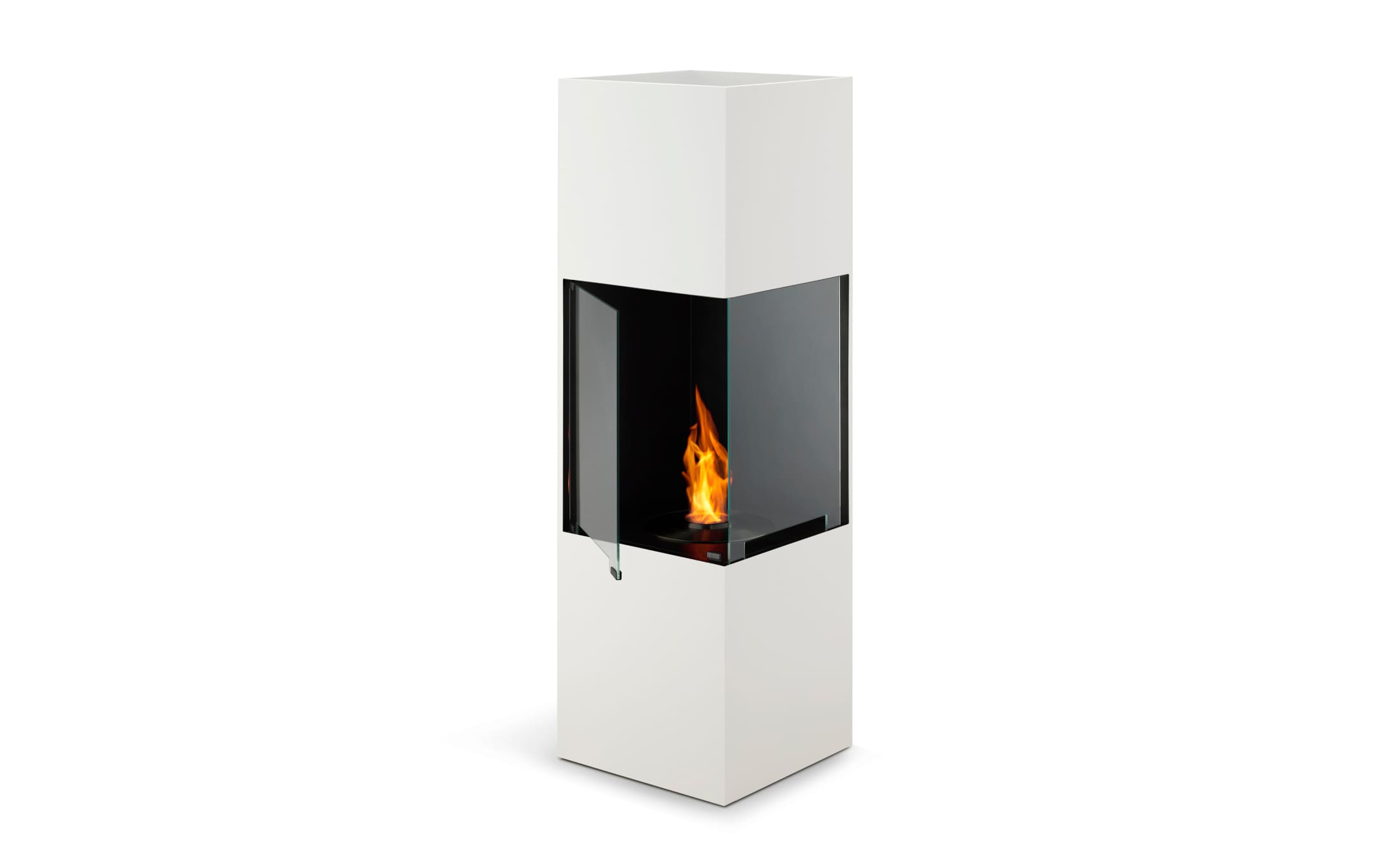 EcoSmart Be White with Black Burner