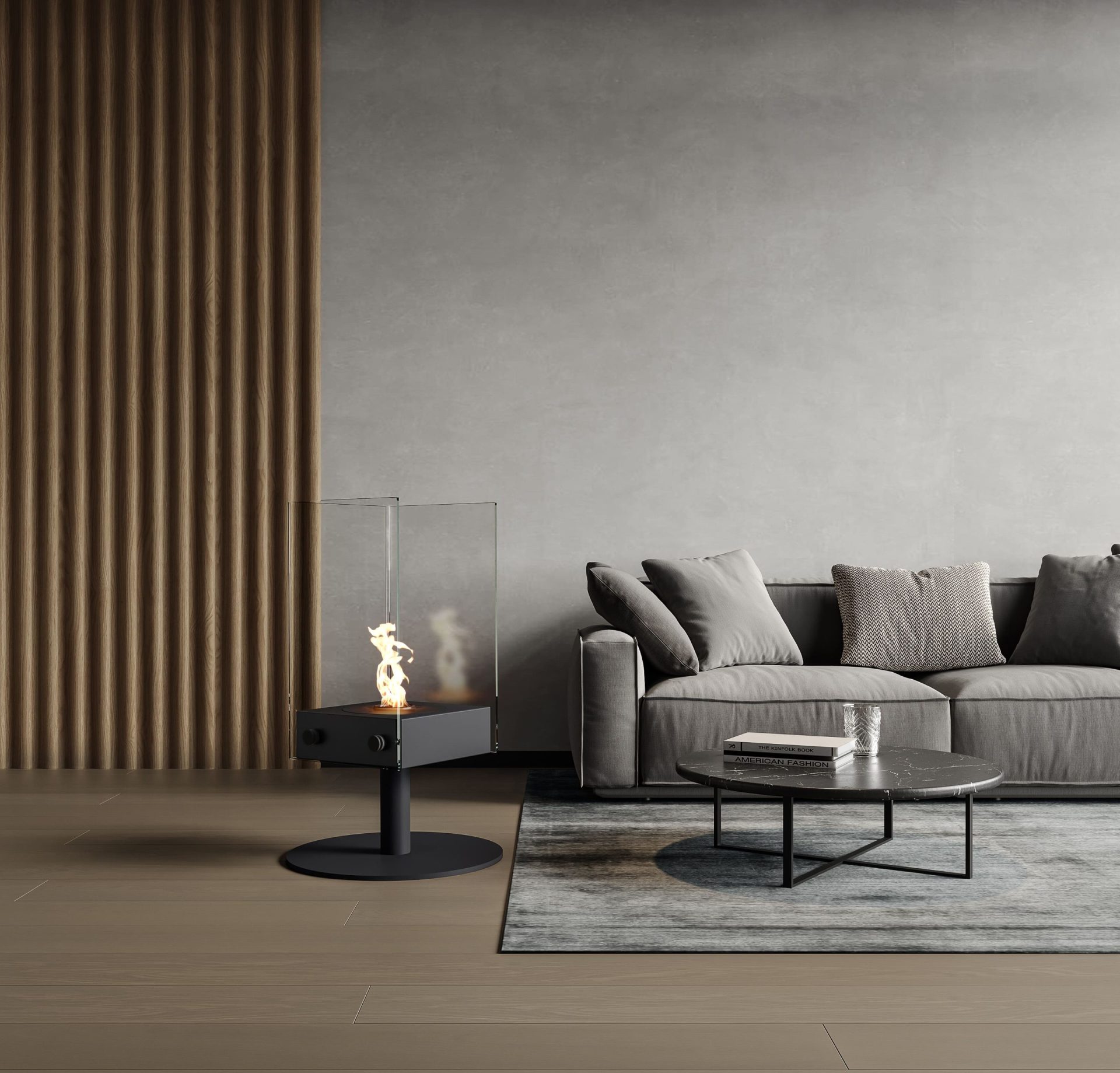 EcoSmart Orbit bioethanol fireplace
