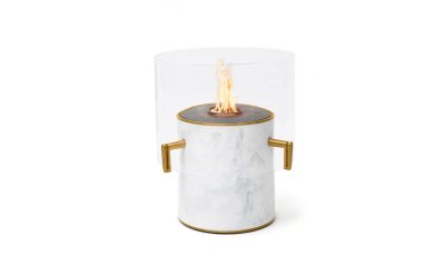 EcoSmart Pillar 3L White Marble with Black AB3