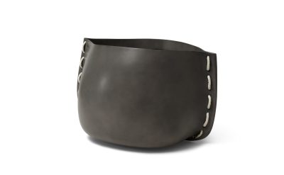 Blinde Design Stitch 100 Planter in Natural with White Rope