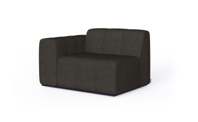 blinde design connect l50 left modular sofas in sooty 45 Angle view