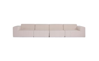 blinde design connect modular 4 sofa in canvas