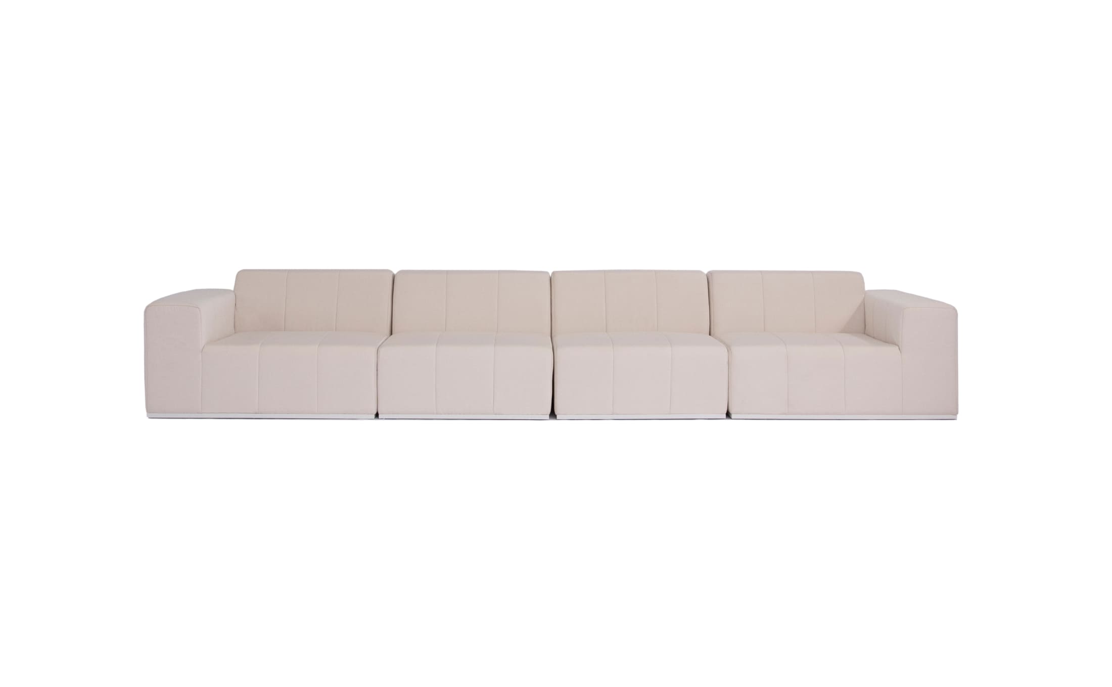 blinde design connect modular 4 sofa in canvas