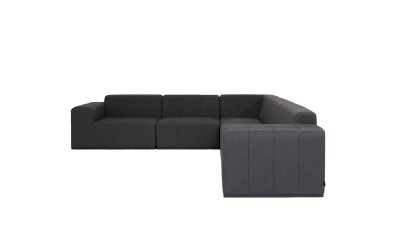 blinde design connect-modular 5 l sectional sofa in sooty