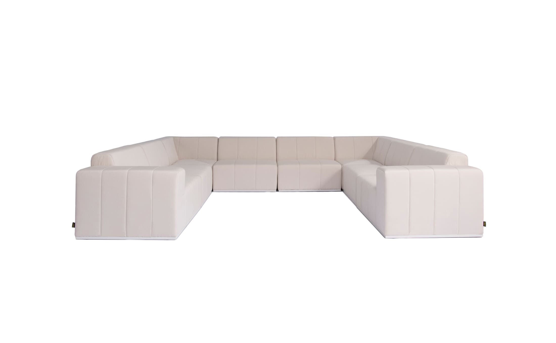 blinde design connect modular 8 u sofa sectional modular in canvas