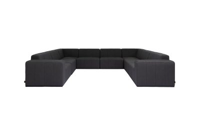 blinde design connect modular 8 u sofa sectional modular in sooty