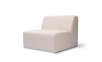 blinde design connect s37 single modular sofas in canvas 45 angle view