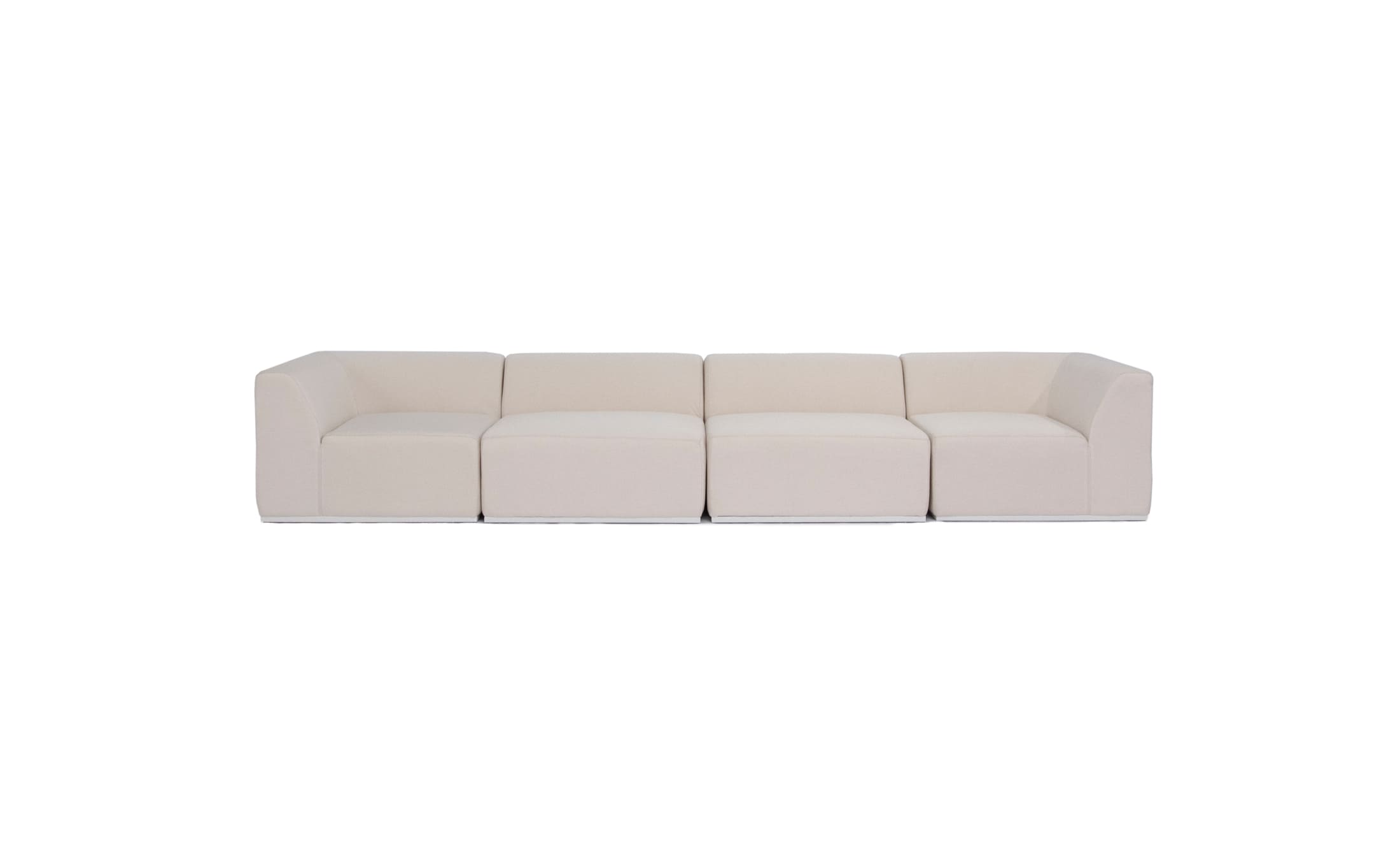 blinde design relax modular 4 sofa in canvas