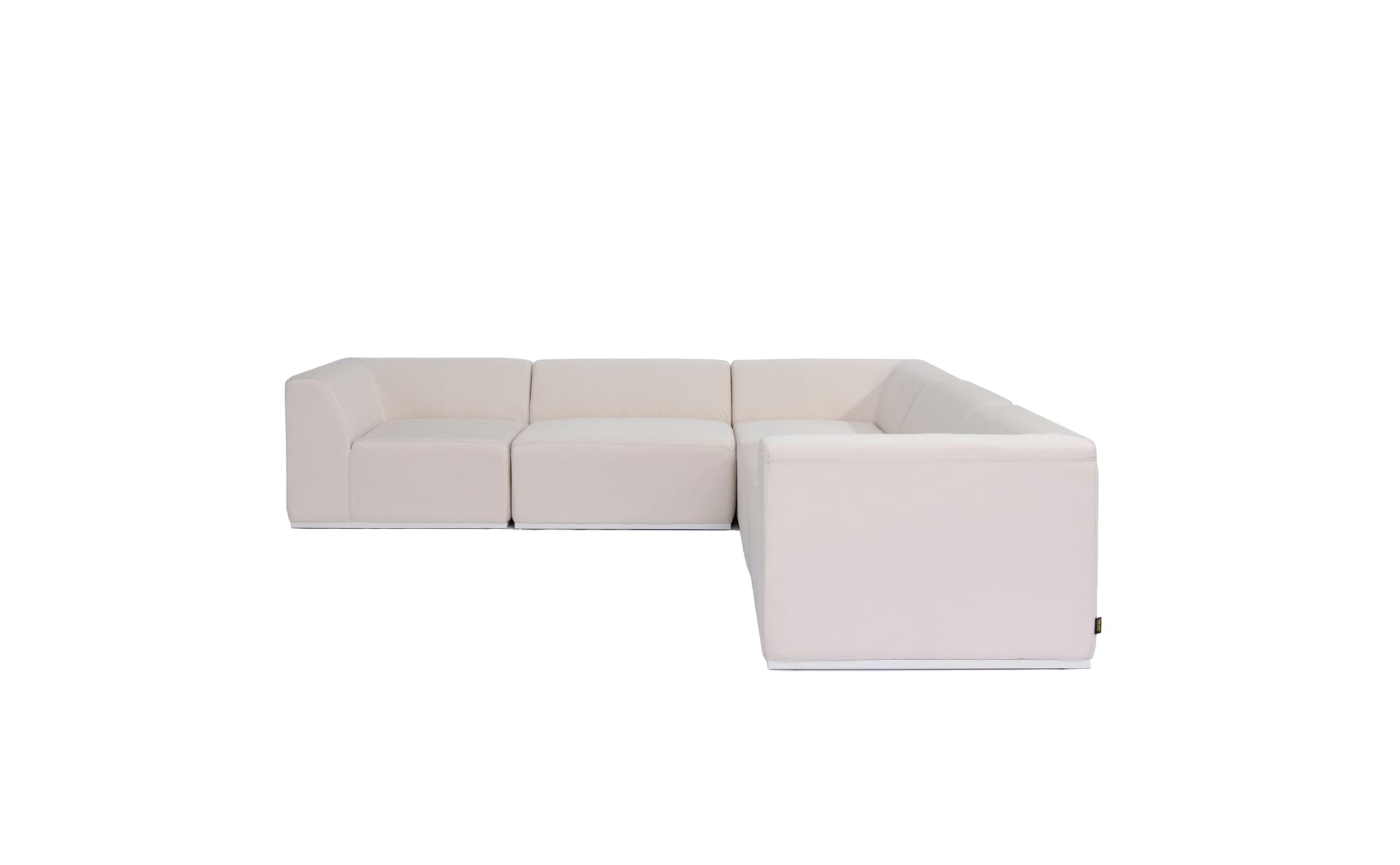 blinde design relax modular 5 l sectional sofa in canvas