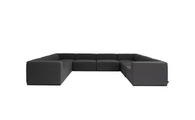 blinde design relax modular 8 u sectional sofa in sooty
