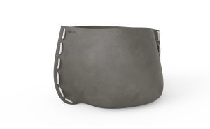 Blinde Design Stitch 125 Planter in Natural with White Rope